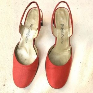 Yves Saint Laurent Slingback shoes